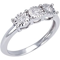 Anello Bliss Donna in Oro bianco Diamante 0.13 Ct 20073933 - 20073933